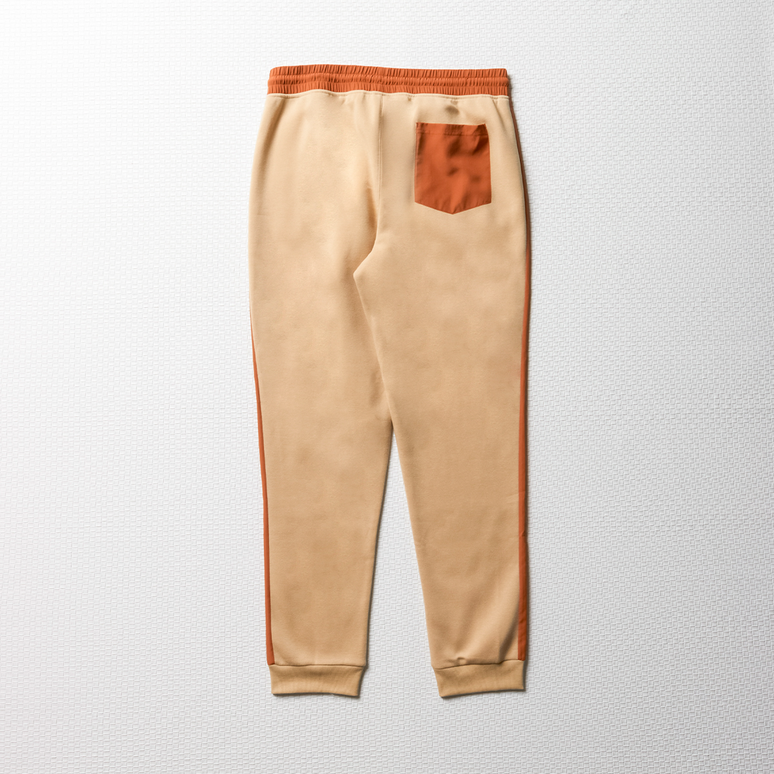 MI Colour block fashion track pant neutrals-STONE-11-12 YRS