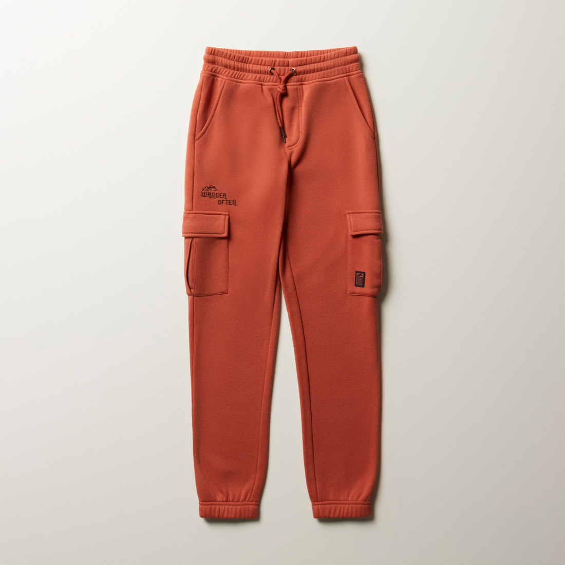 CARGO FASHION TRACKPANT RUST-RUST-11-12 YRS