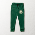 Snoopy character track pant-GREEN-MEDIUM