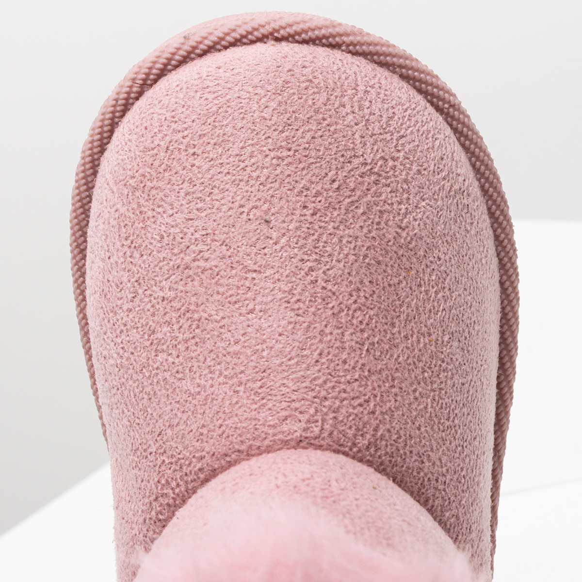 Bow fur slipper high pink-DUSTY PINK-3 (4)