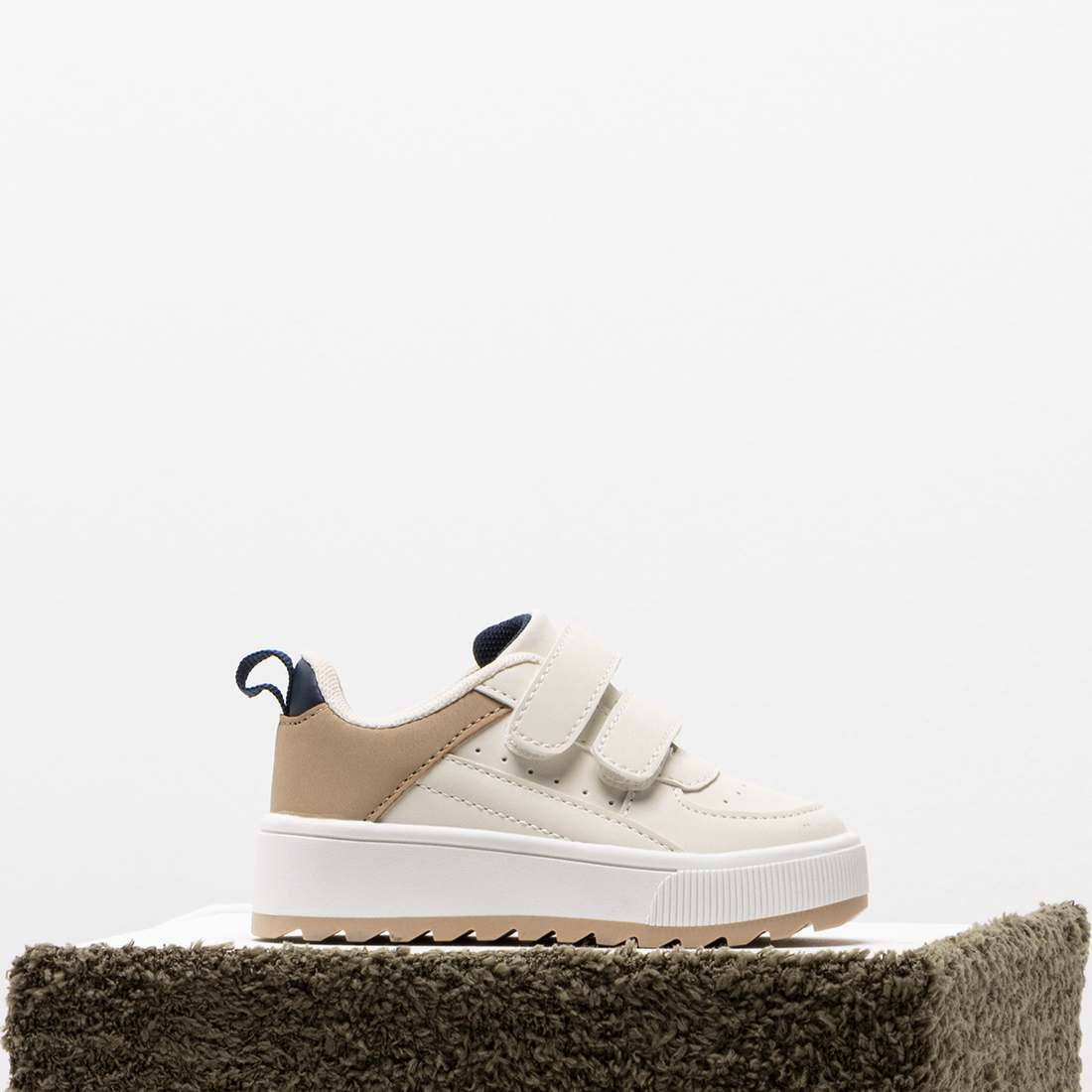 Chunky court sneaker Ecru-CREAM-2