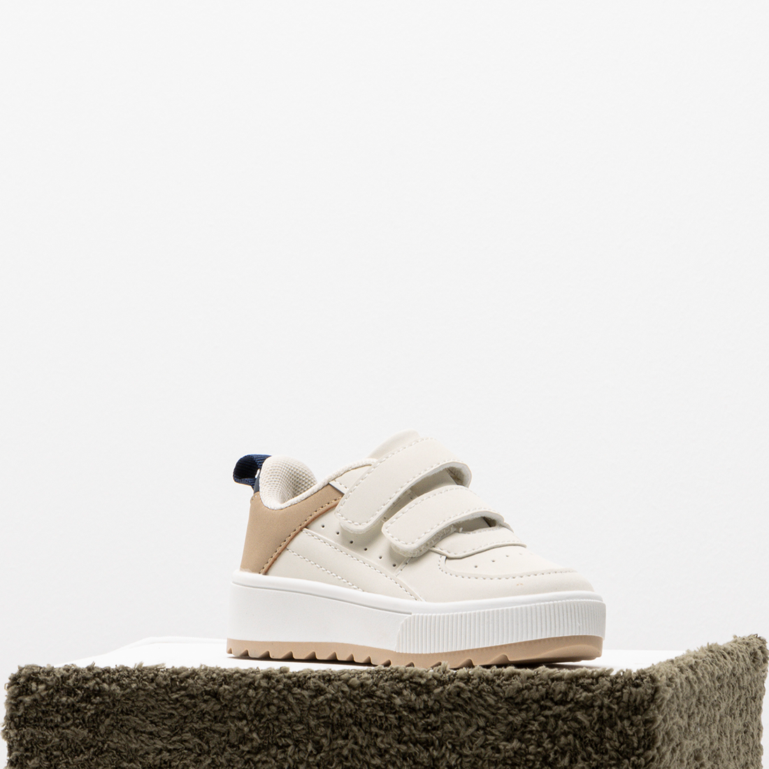 Chunky court sneaker Ecru-CREAM-2