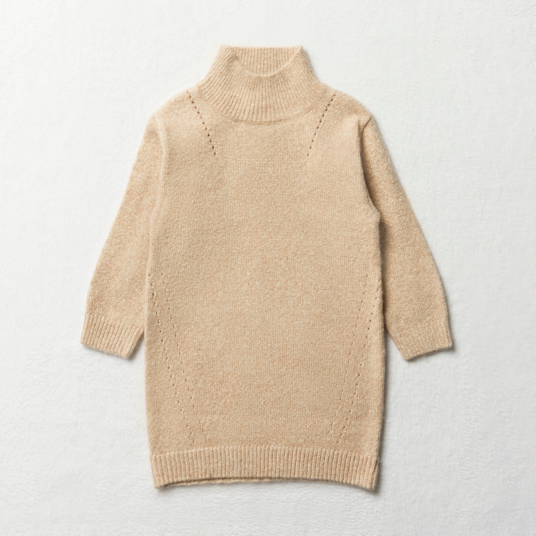 Knitwear Dress Mocha-MOCHA-2-3 YRS