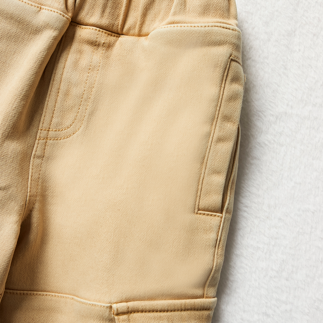 Trouser styled beige-BEIGE-2-3 YRS