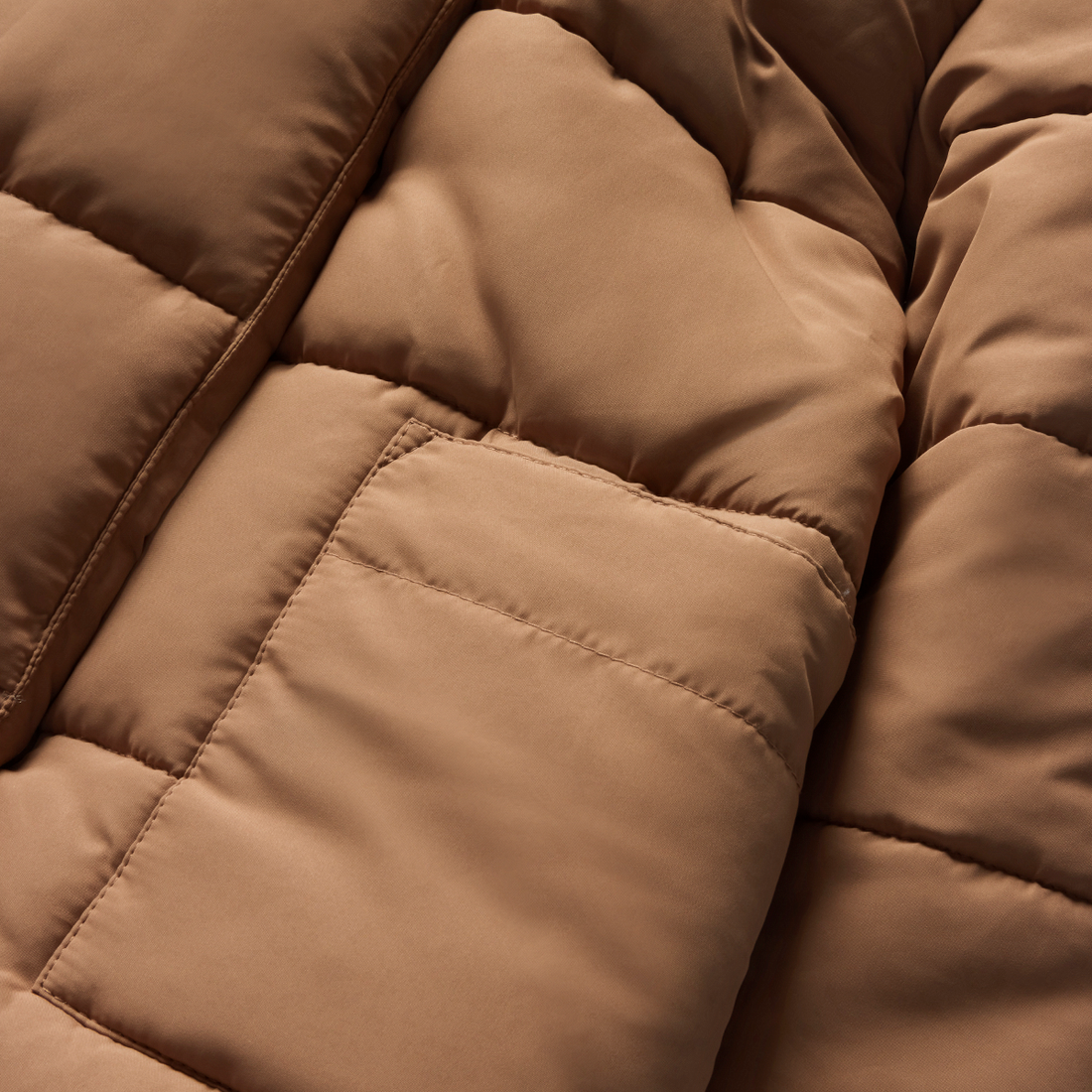 Duvet coat mocha-MOCHA-3-4 YRS