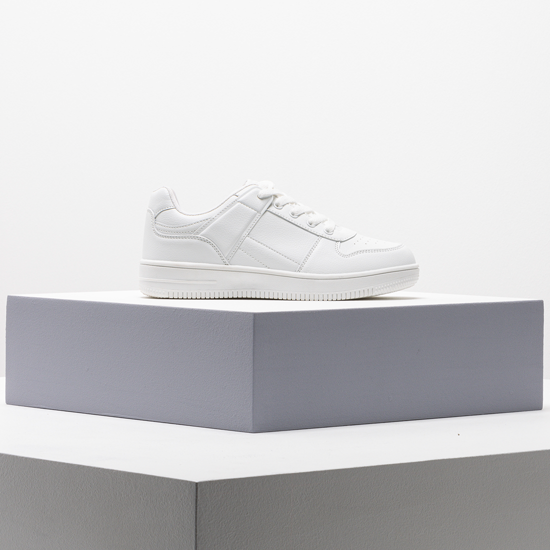 Monotone sneaker white-WHITE-1