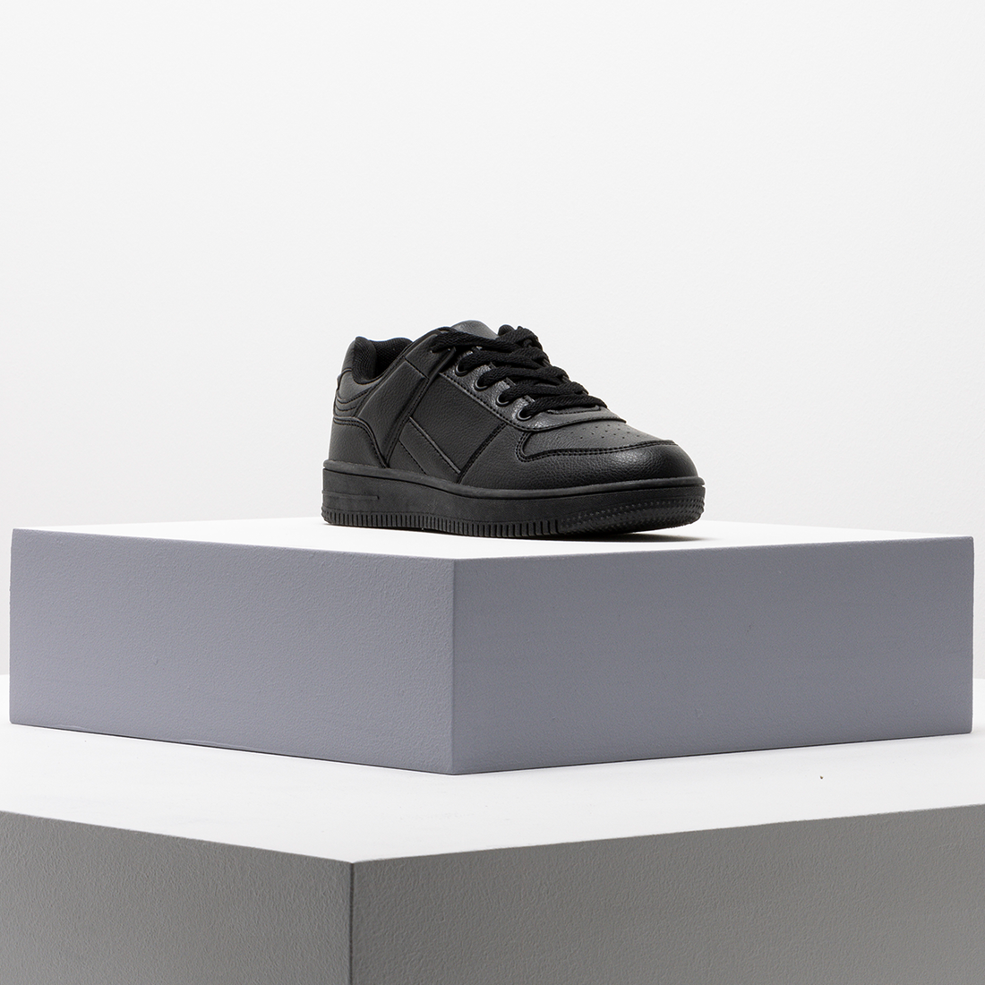 Monotone sneaker black-BLACK-1