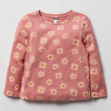 Long sleeve basic tee pink-DUSTY PINK-3-4 YRS