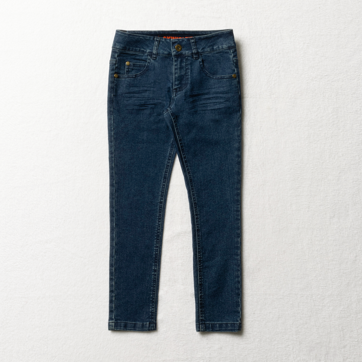 Recycled denim skinny mid blue-MID BLUE-12-13 YRS