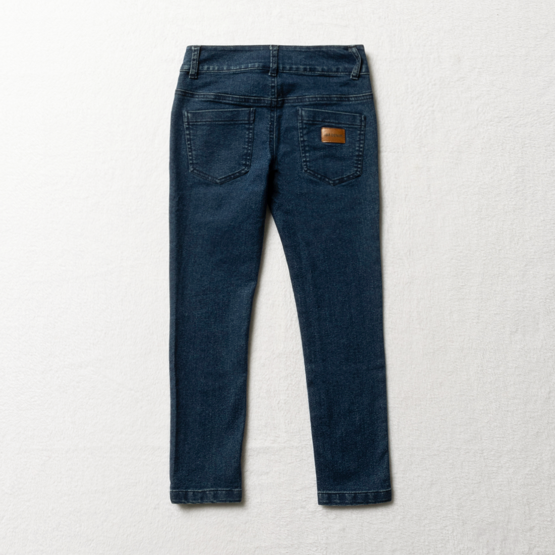 Recycled denim skinny mid blue-MID BLUE-12-13 YRS