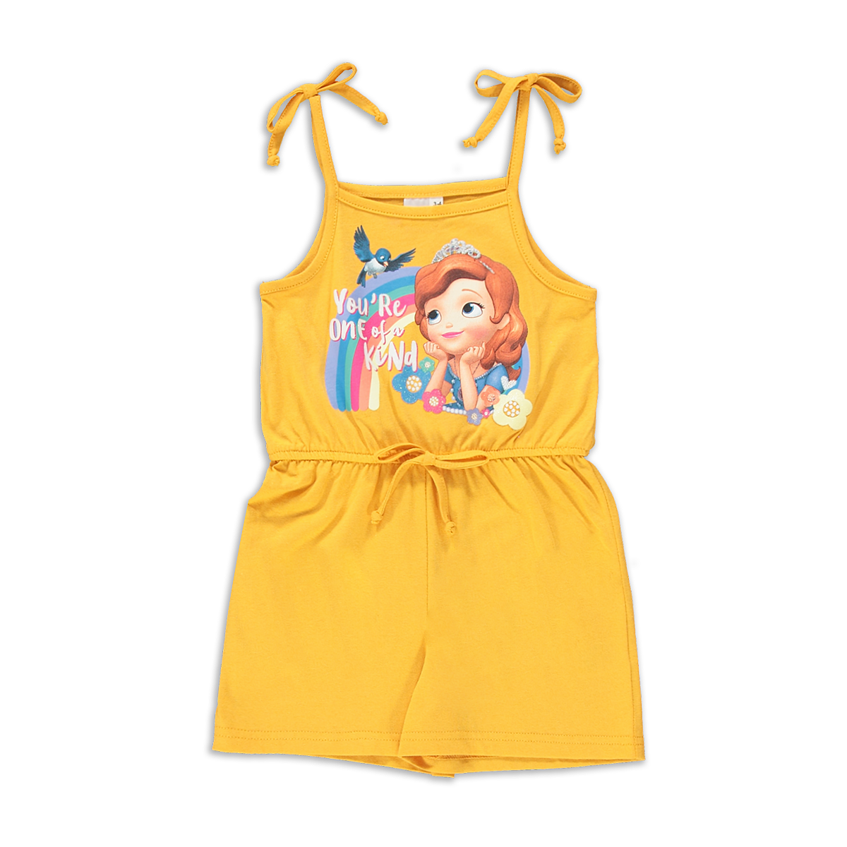 SOFIA STRAPPY JUMPSUIT YELLOW-OCHRE-5-6 YRS