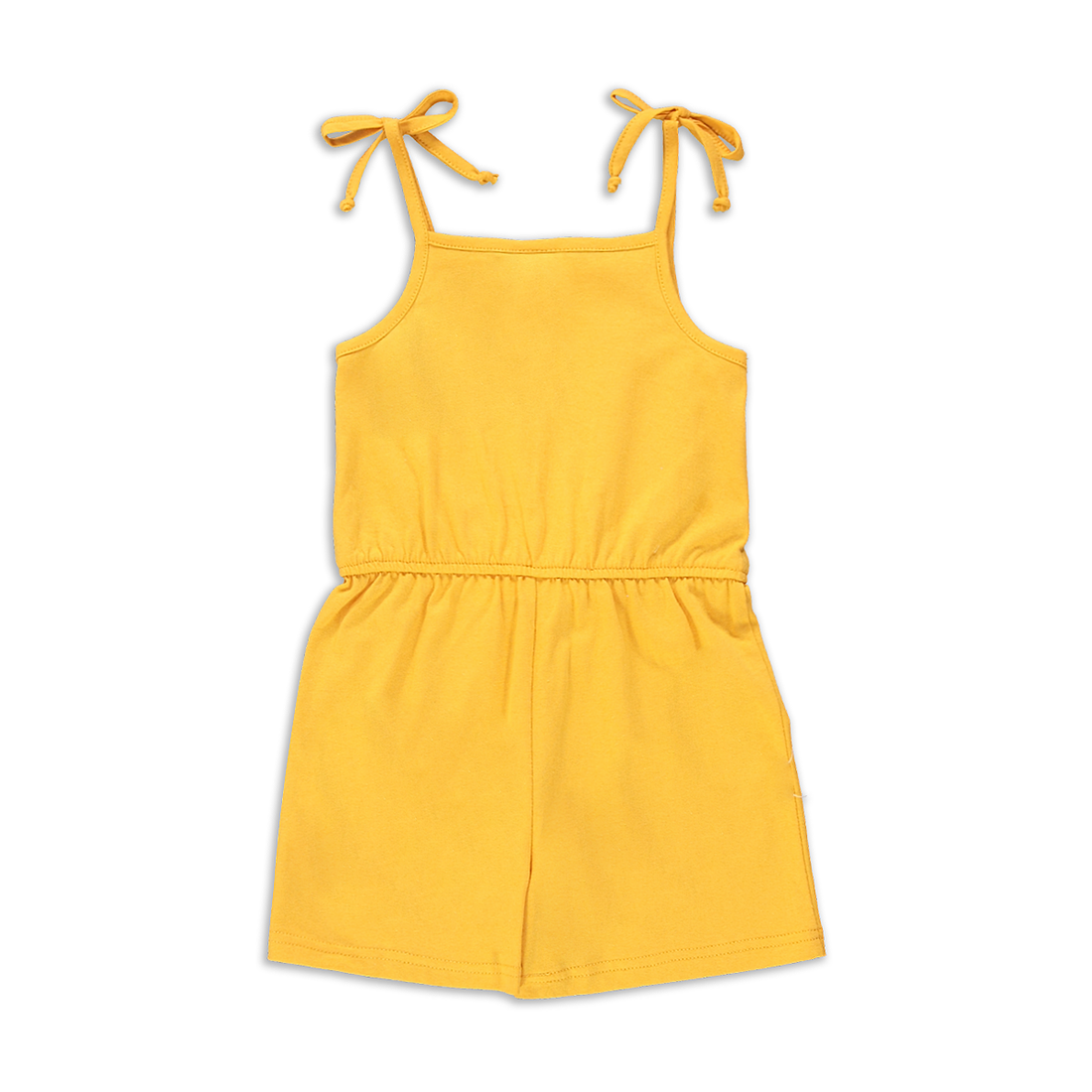 SOFIA STRAPPY JUMPSUIT YELLOW-OCHRE-5-6 YRS