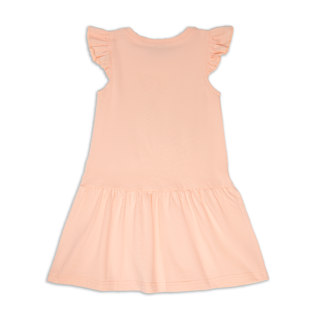 Encanto drop waist dress peach-PEACH-5-6 YRS