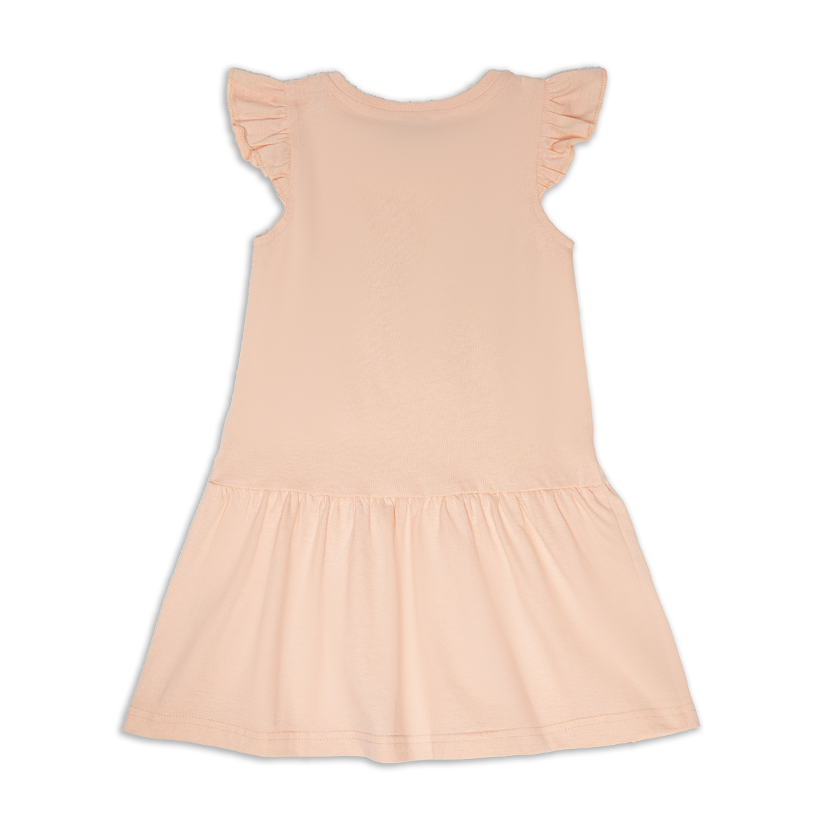 Encanto drop waist dress peach-PEACH-5-6 YRS (1)