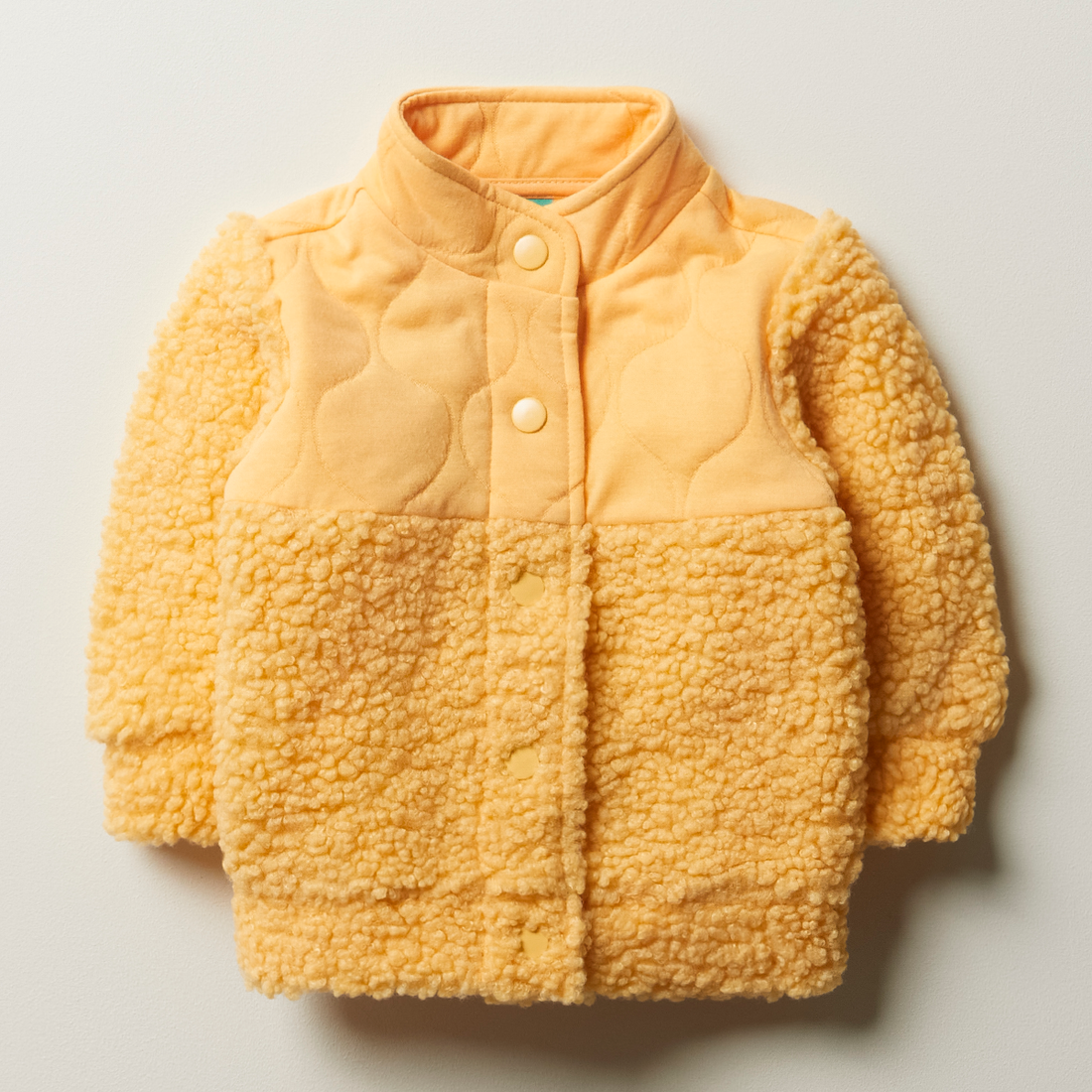 Borg tracktop styled  sunburst-YELLOW-3-6 MTHS