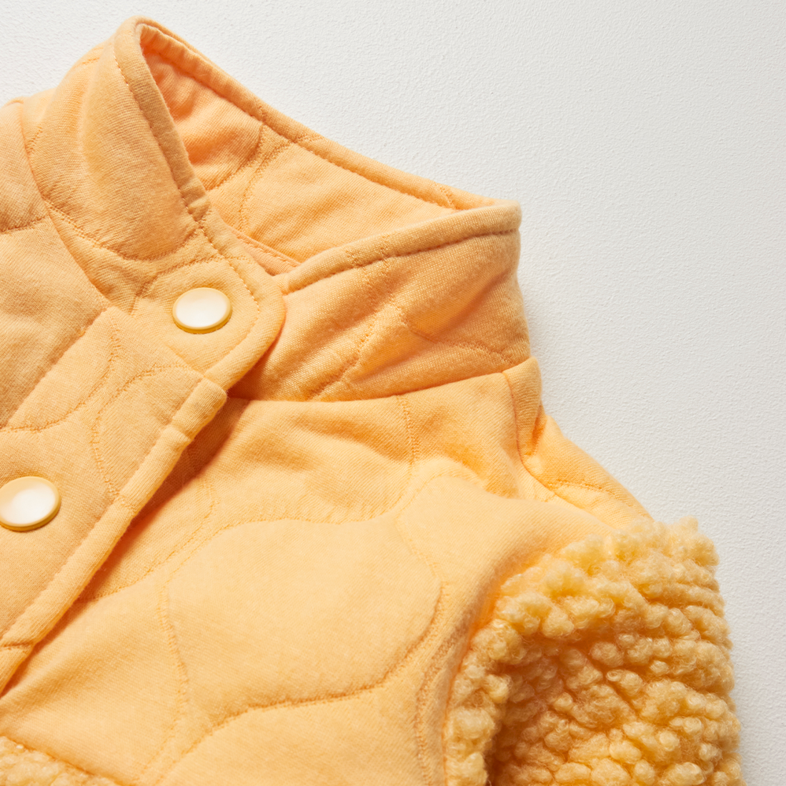 Borg tracktop styled  sunburst-YELLOW-3-6 MTHS