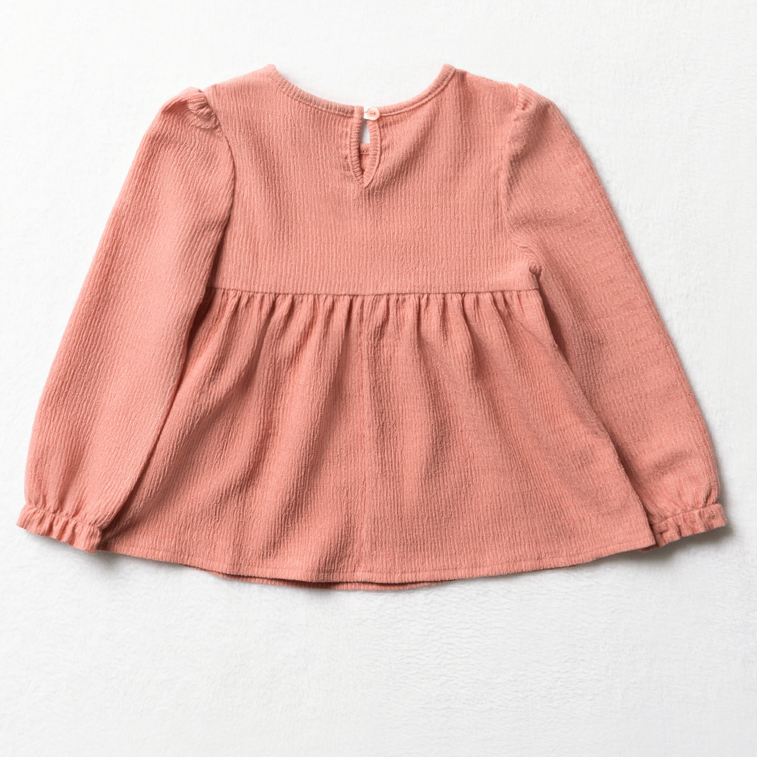 TEXTURED KNIT TOP LIGHT PINK-DUSTY PINK-2-3 YRS