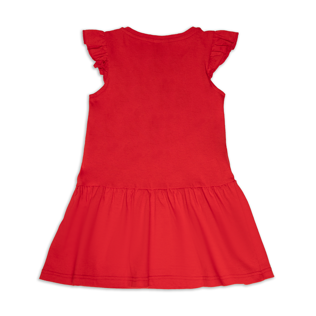 Minnie drop waist dress red-RED-5-6 YRS