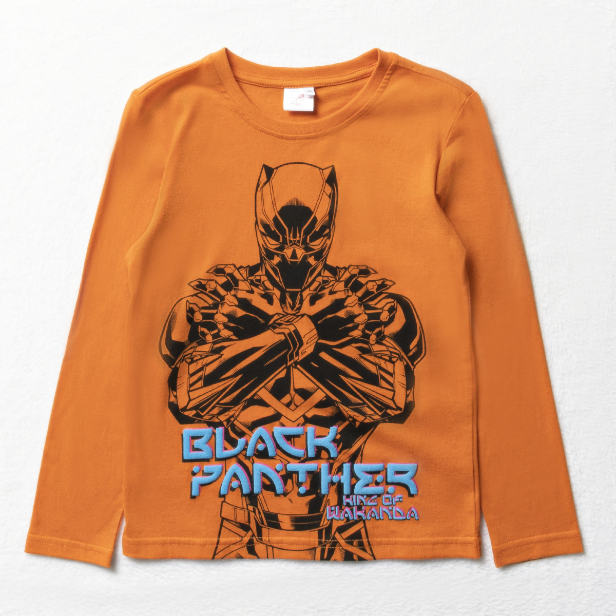 Black panther long sleeve t-shirt burnt orange-BURNT ORANGE-2-3 YRS