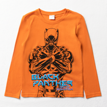 Black panther long sleeve t-shirt burnt orange-BURNT ORANGE-2-3 YRS