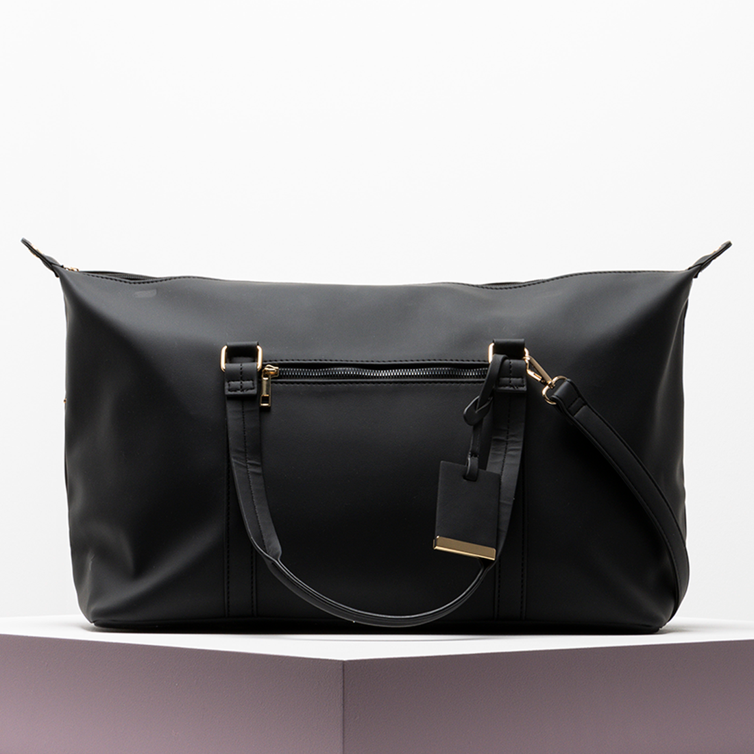 Weekender bag black-BLACK-ONE SIZE