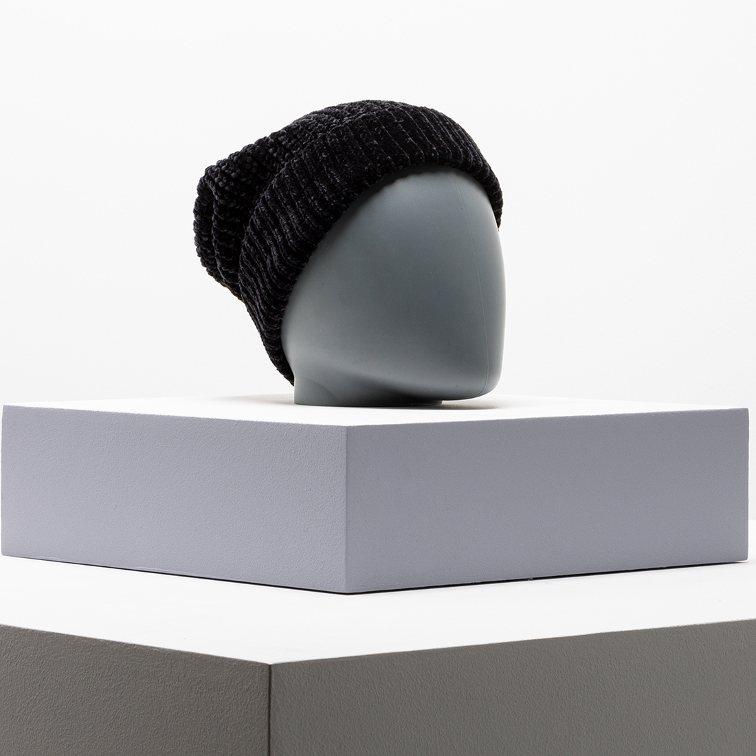 Cable beanie black-BLACK-ONE SIZE