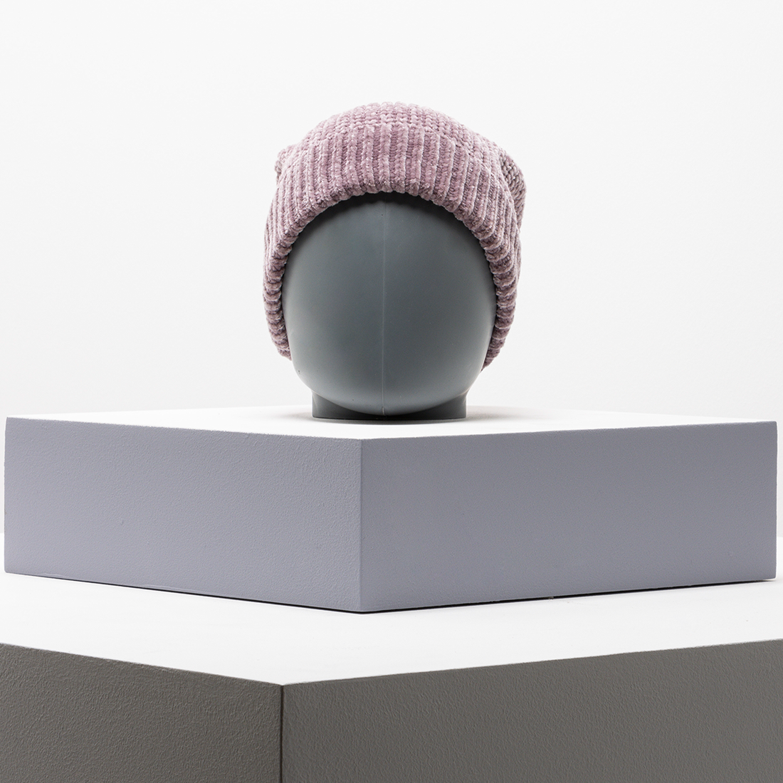 Cable beanie mauve-MAUVE-ONE SIZE