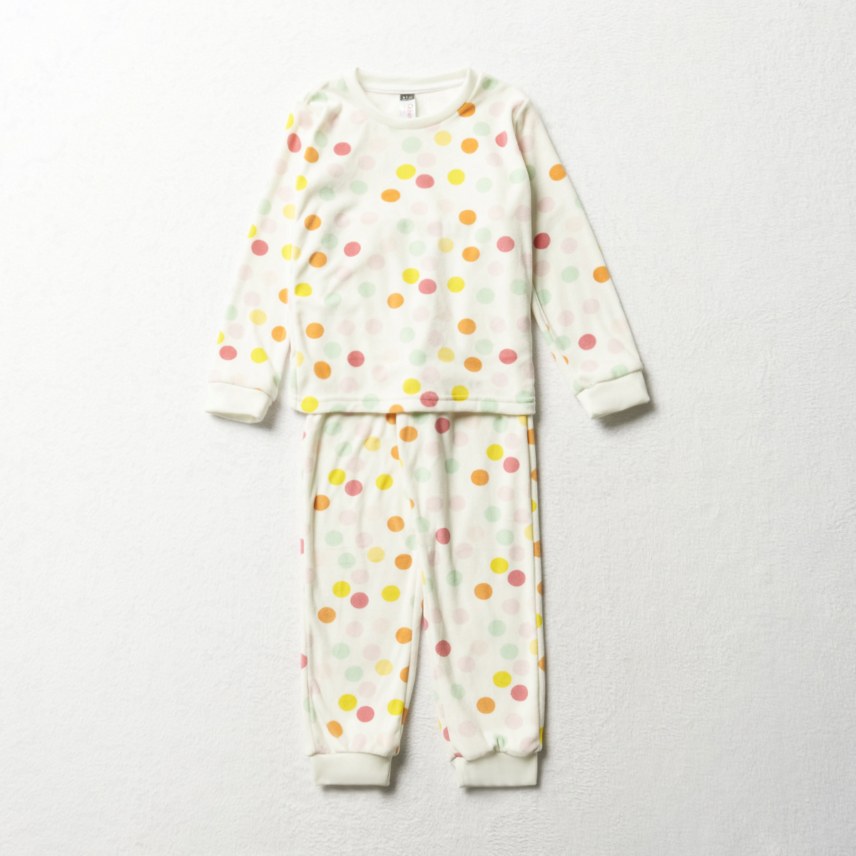 PG LS MINK KNIT AOP SPOT PJ-MILK-2-3 YRS