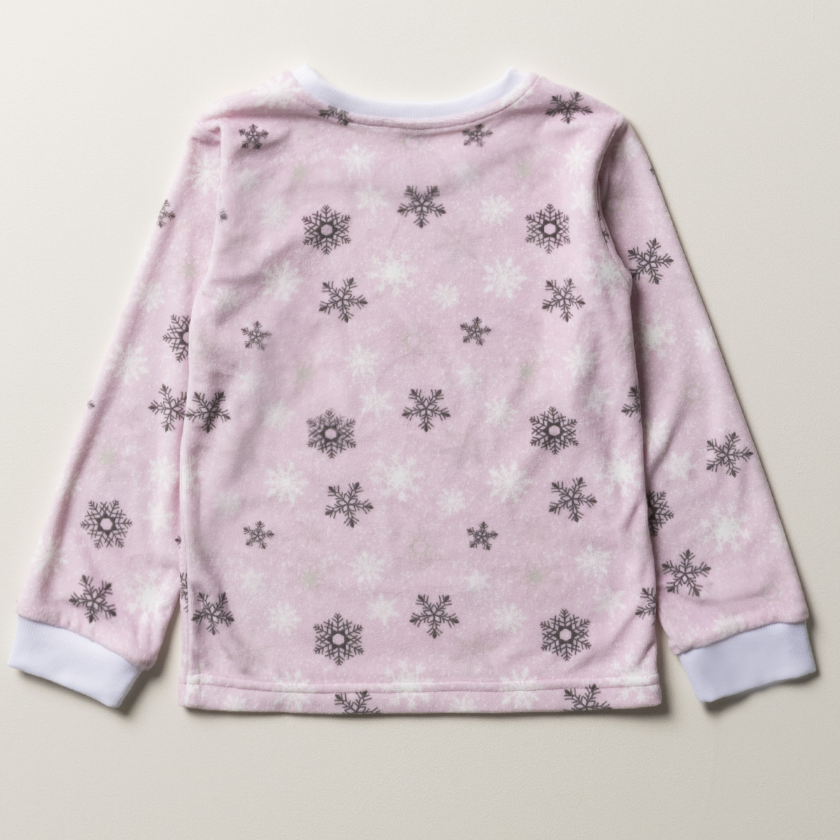 PJ ls mink knit aop snowflake pj-OATMEAL-2-3 YRS (3)