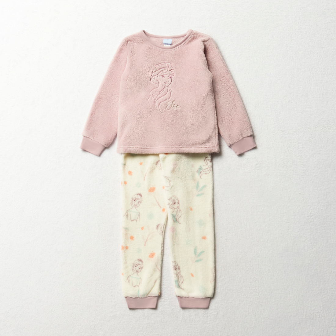 PG frozen fleece pj purple rose-MAUVE-2-3 YRS