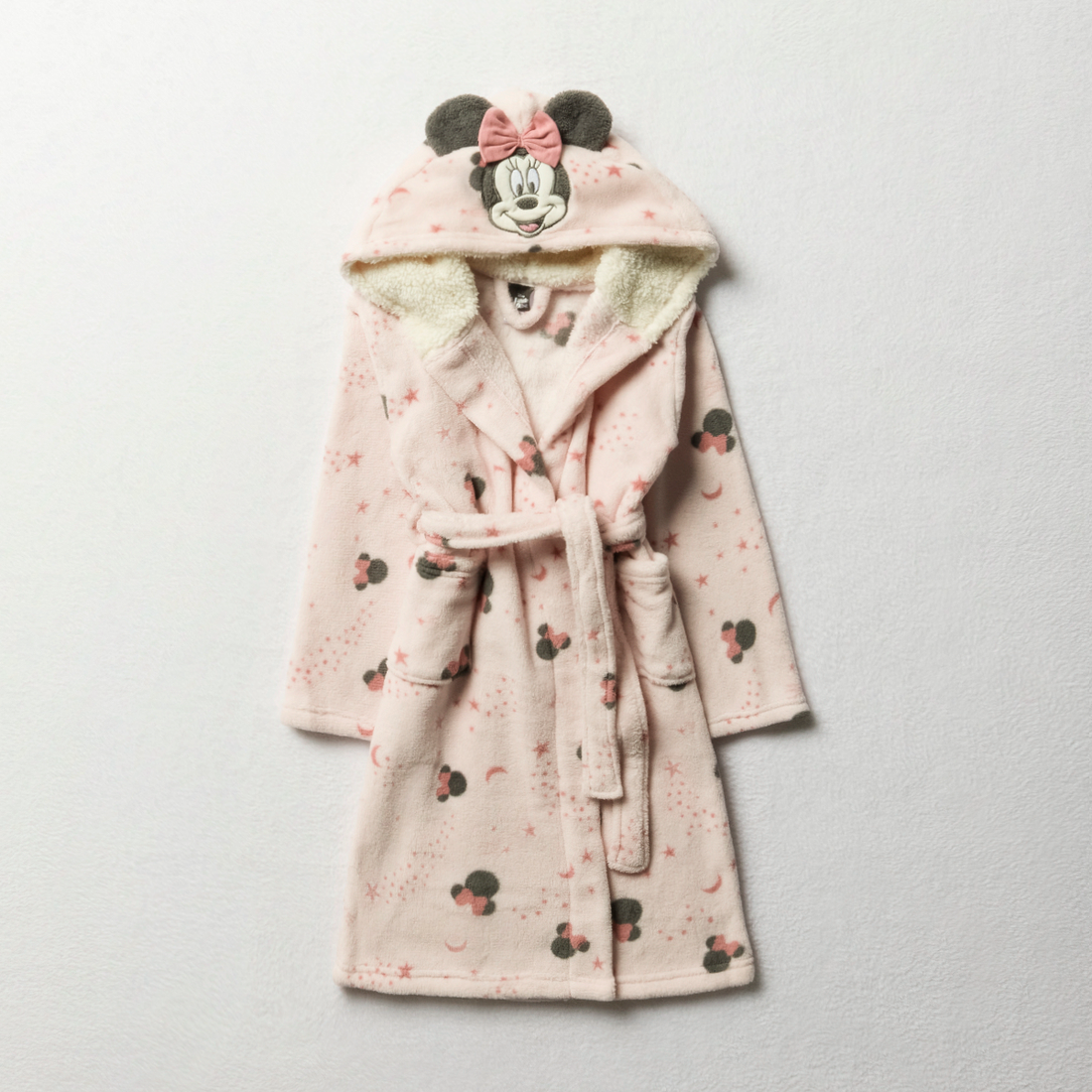 PG minnie mouse stars and moon gown-LIGHT PINK-1-2 YRS