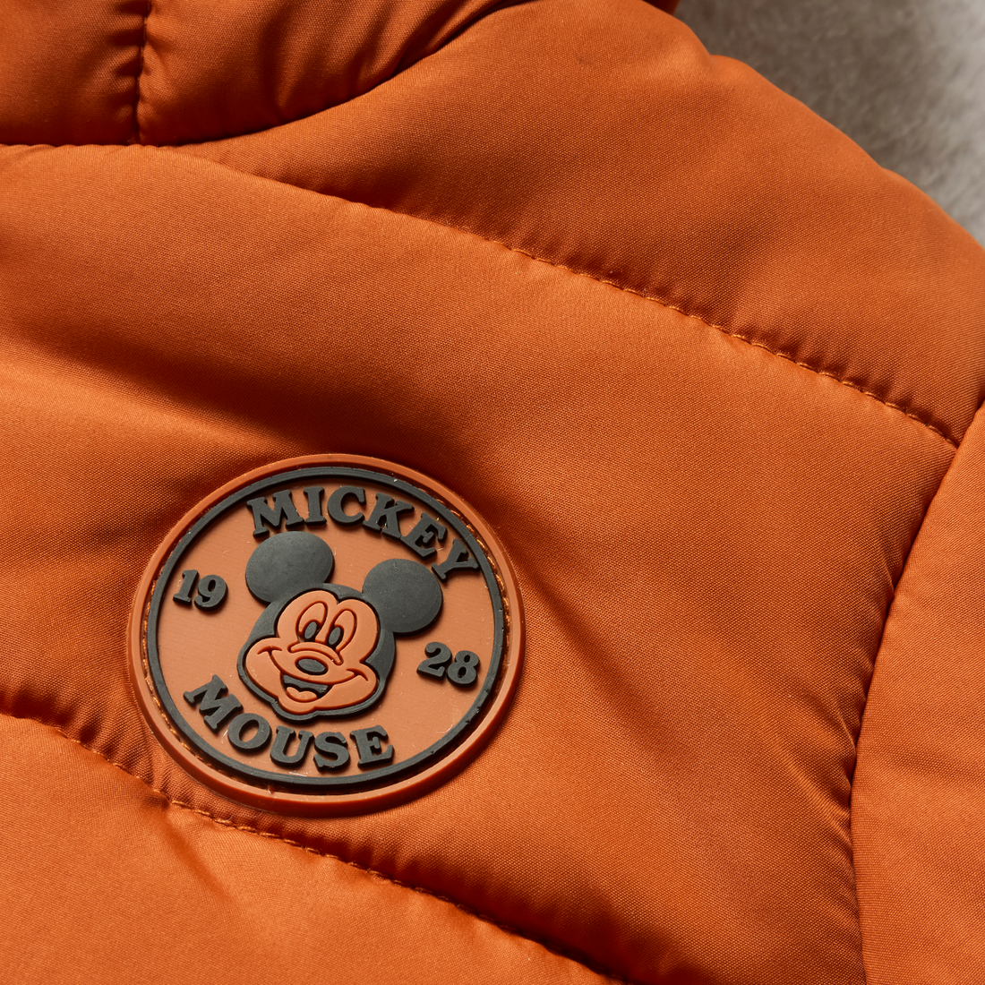 Mickey Mouse Puffer jacket rust-RUST-3-6 MTHS