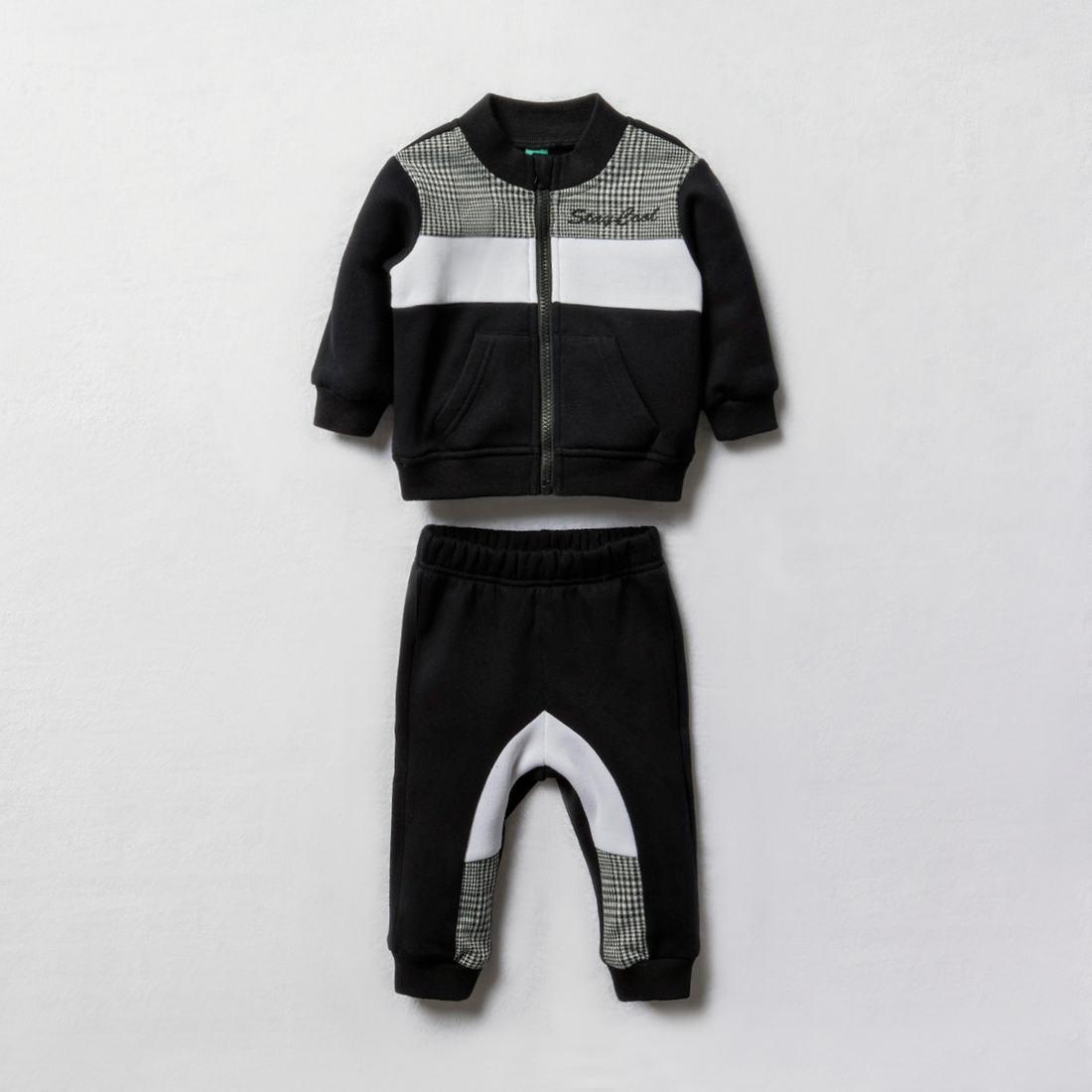 2 piece zip through tracksuit black-BLACK-18-24 MTHS