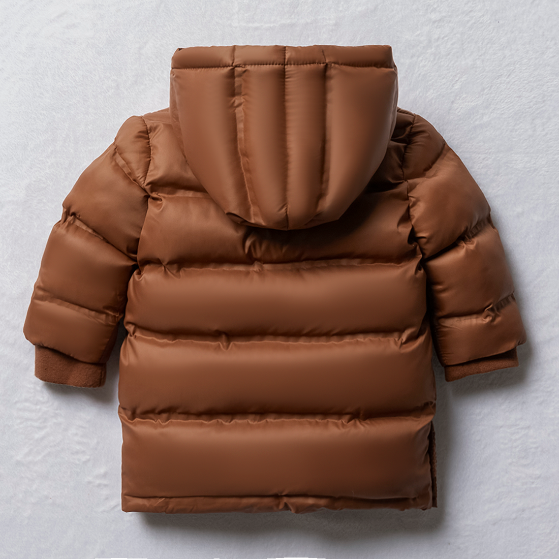 Puffer parka jacket mocha-MOCHA-18-24 MTHS