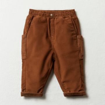 lined cord cargo trosuer mocha-MOCHA-12-18 MTHS