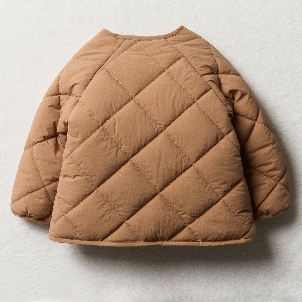 MINNIE QUILTED SHACKET BEAVER FUR-MOCHA-3-6 MTHS (2)