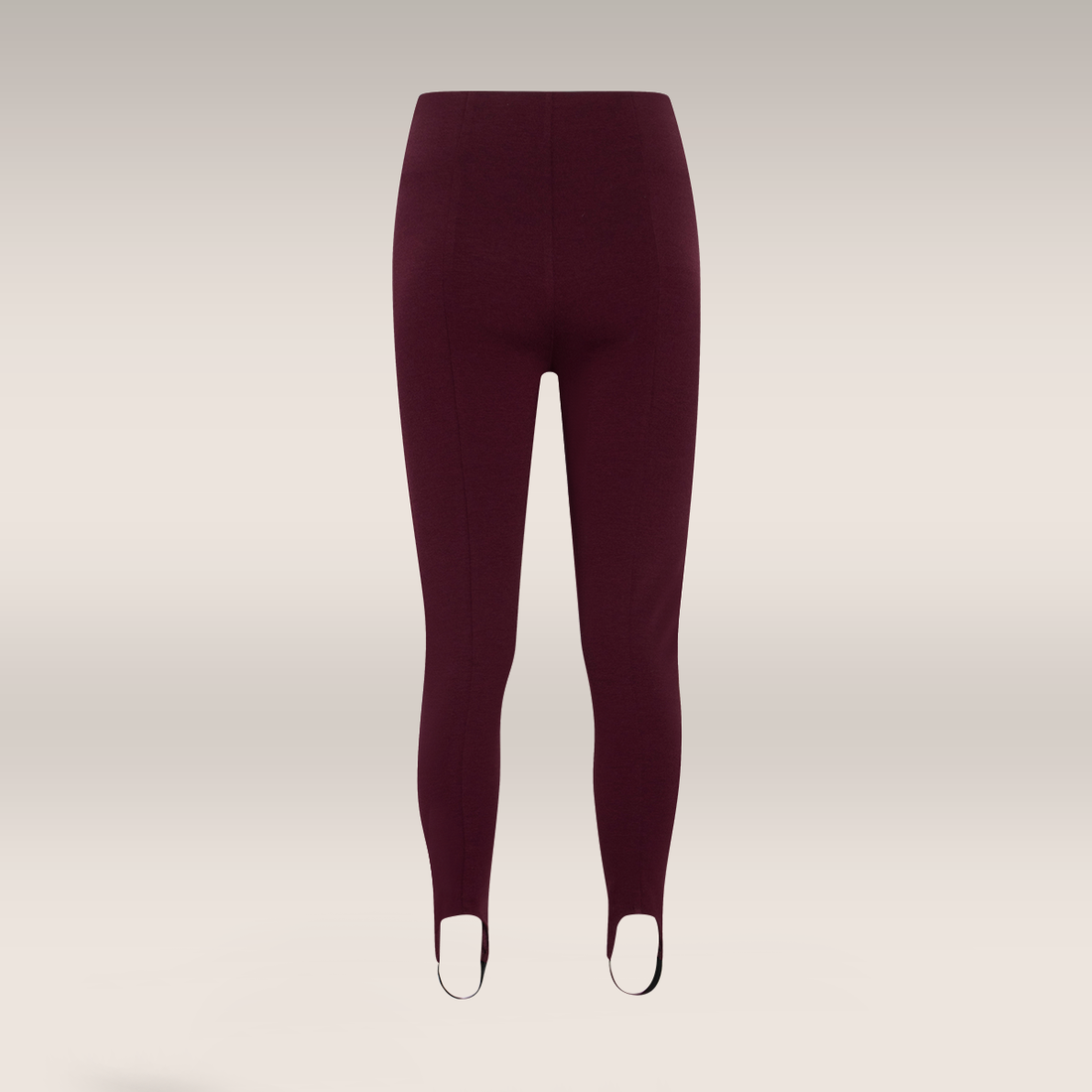 Stirrup legging ponti windsor wine-BURGUNDY-M