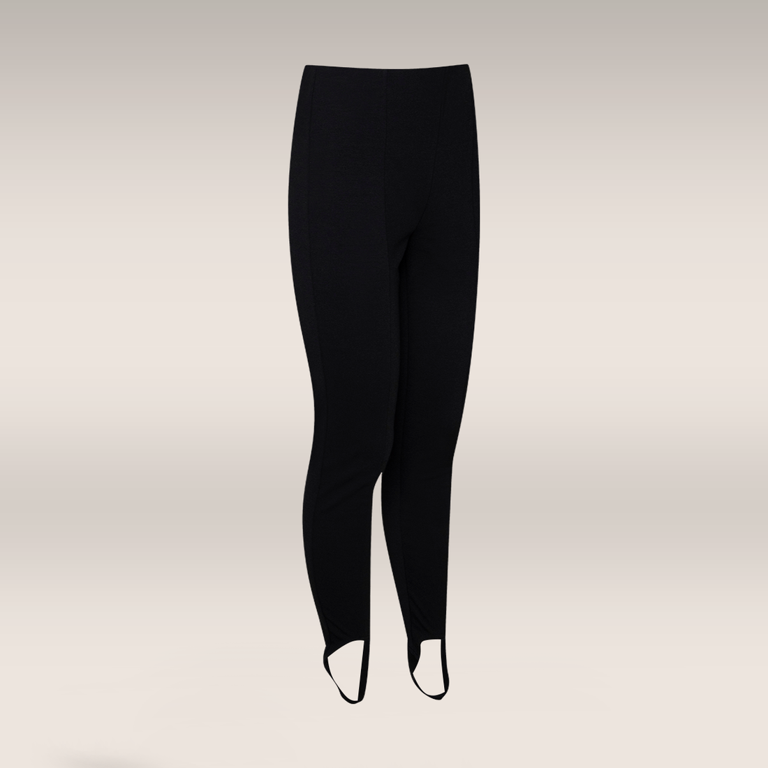 Stirrup legging ponti black-BLACK-M