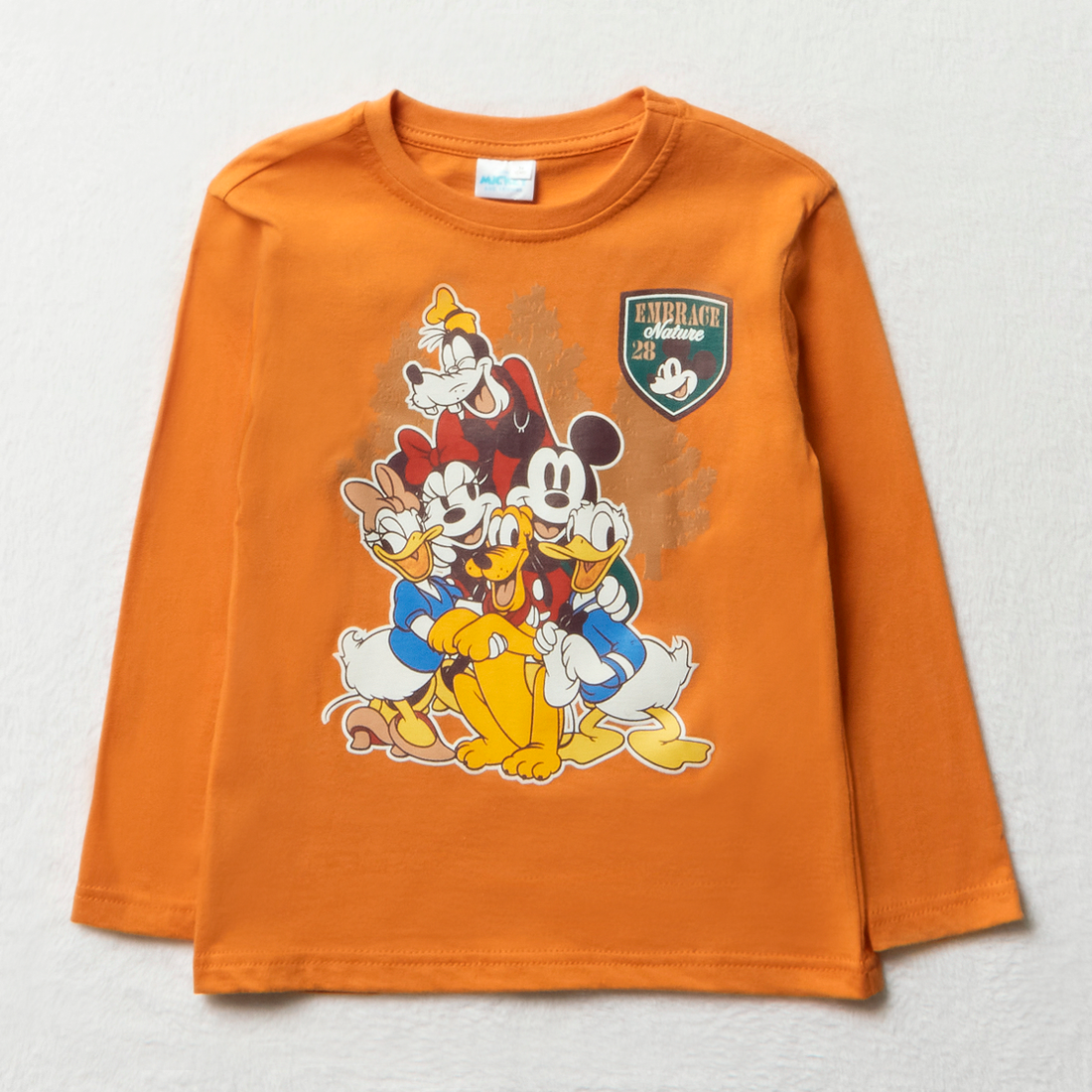 Mickey long sleeve t-shirt ochre-OCHRE-8-9 YRS