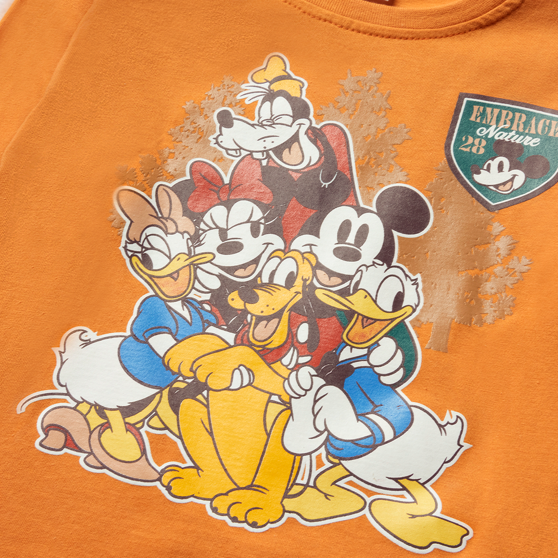 Mickey long sleeve t-shirt ochre-OCHRE-8-9 YRS