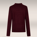 Front seam side slit pullover wine-WINE-M (1)