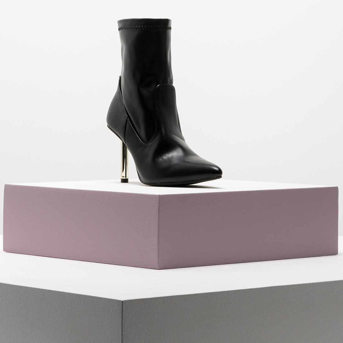 Metal heel boot black-BLACK-5