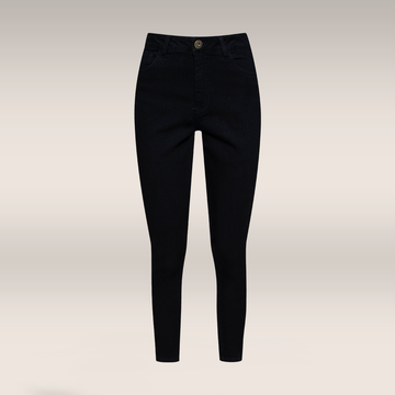 Basic skinny jeans high rise black-BLACK-36