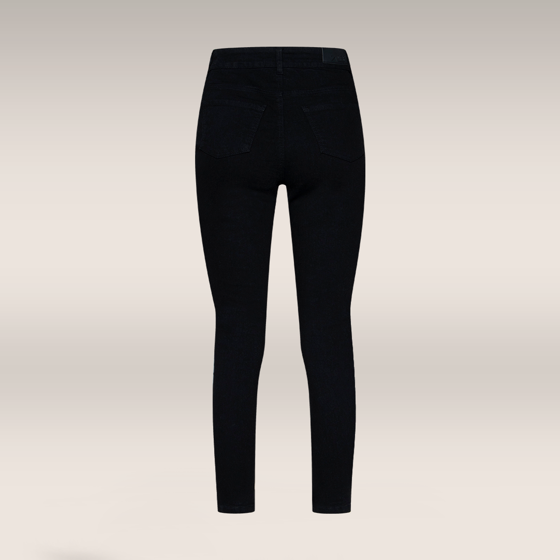 Basic skinny jeans high rise black-BLACK-36