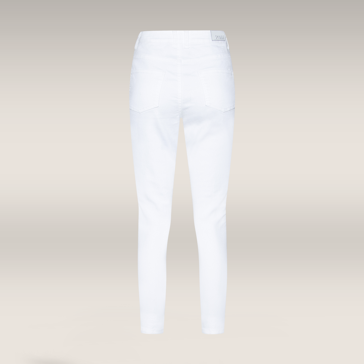 Basic skinny jeans high rise white-WHITE-36 (1)