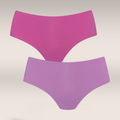 2 Pack bonded boyleg panty berry and pink-BERRY-M