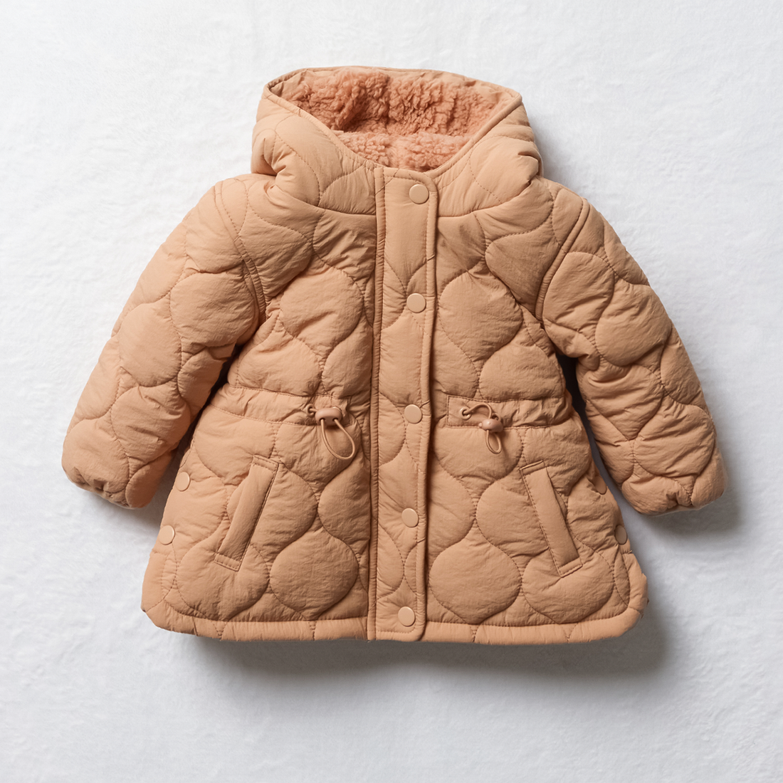 quilted hooded parka jacket tuscany-BROWN-18-24 MTHS