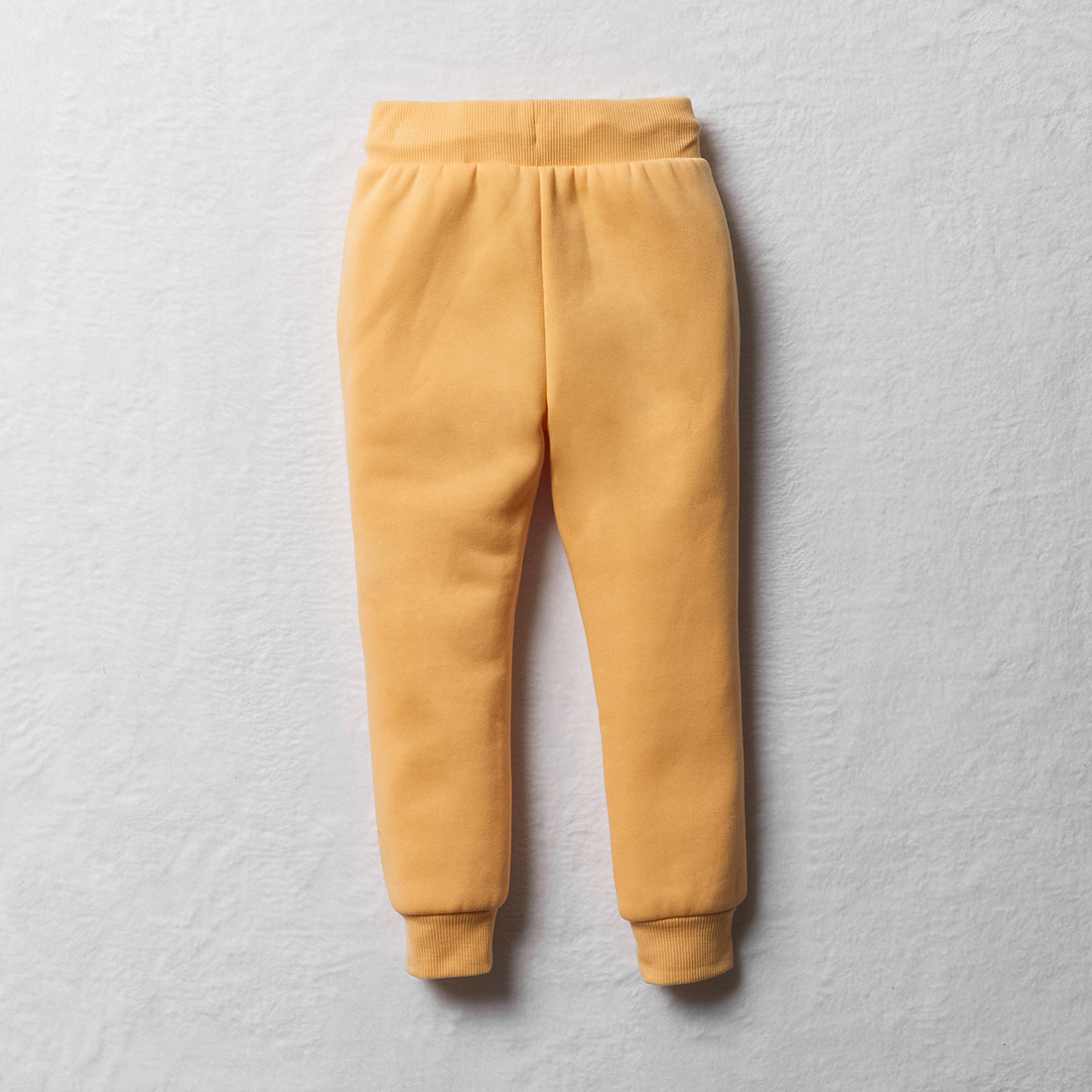 Yellow fashion utility track bottom-YELLOW-3-4 YRS