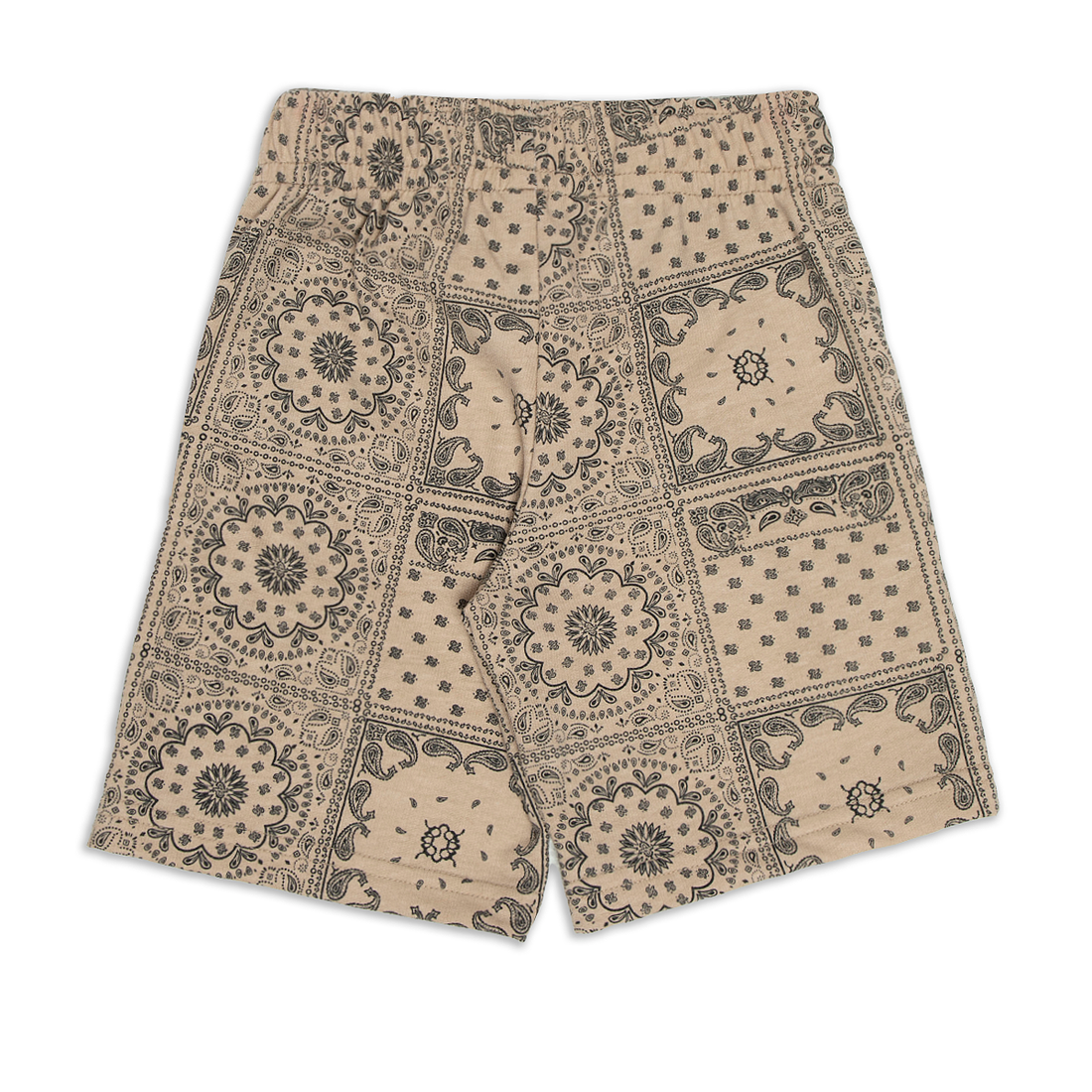 Basic knit short paisley AOP stone-STONE-12-13 YRS