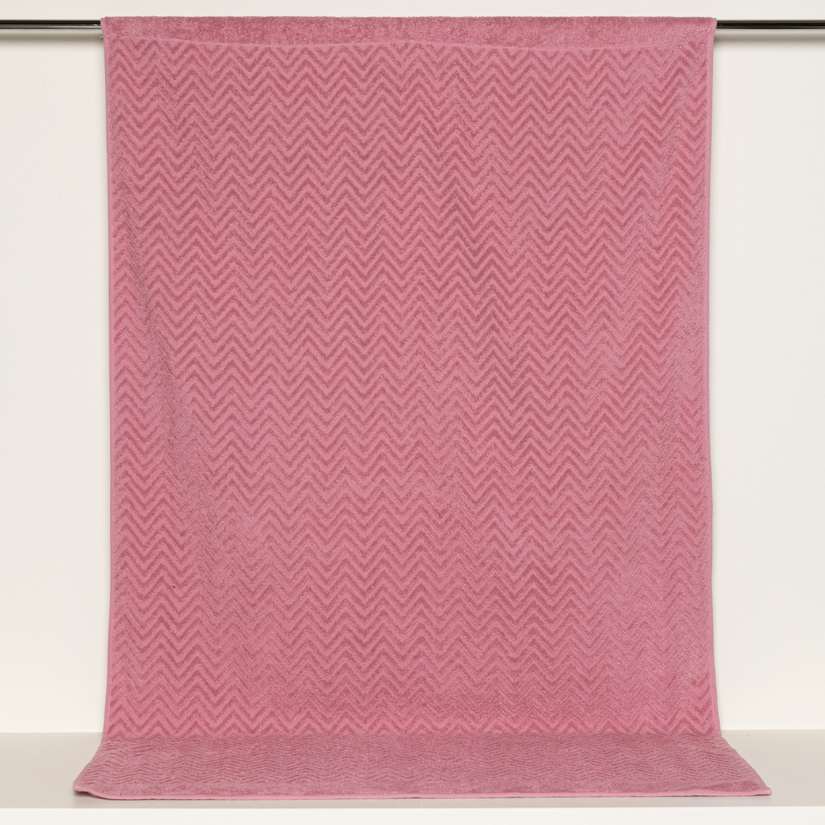 TEXTURED BATH SHEET ROSE-ROSE-85X150 CM (2)